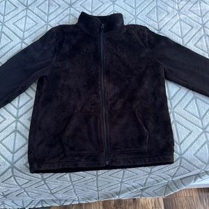 Kids Fuzzy Black Jacket